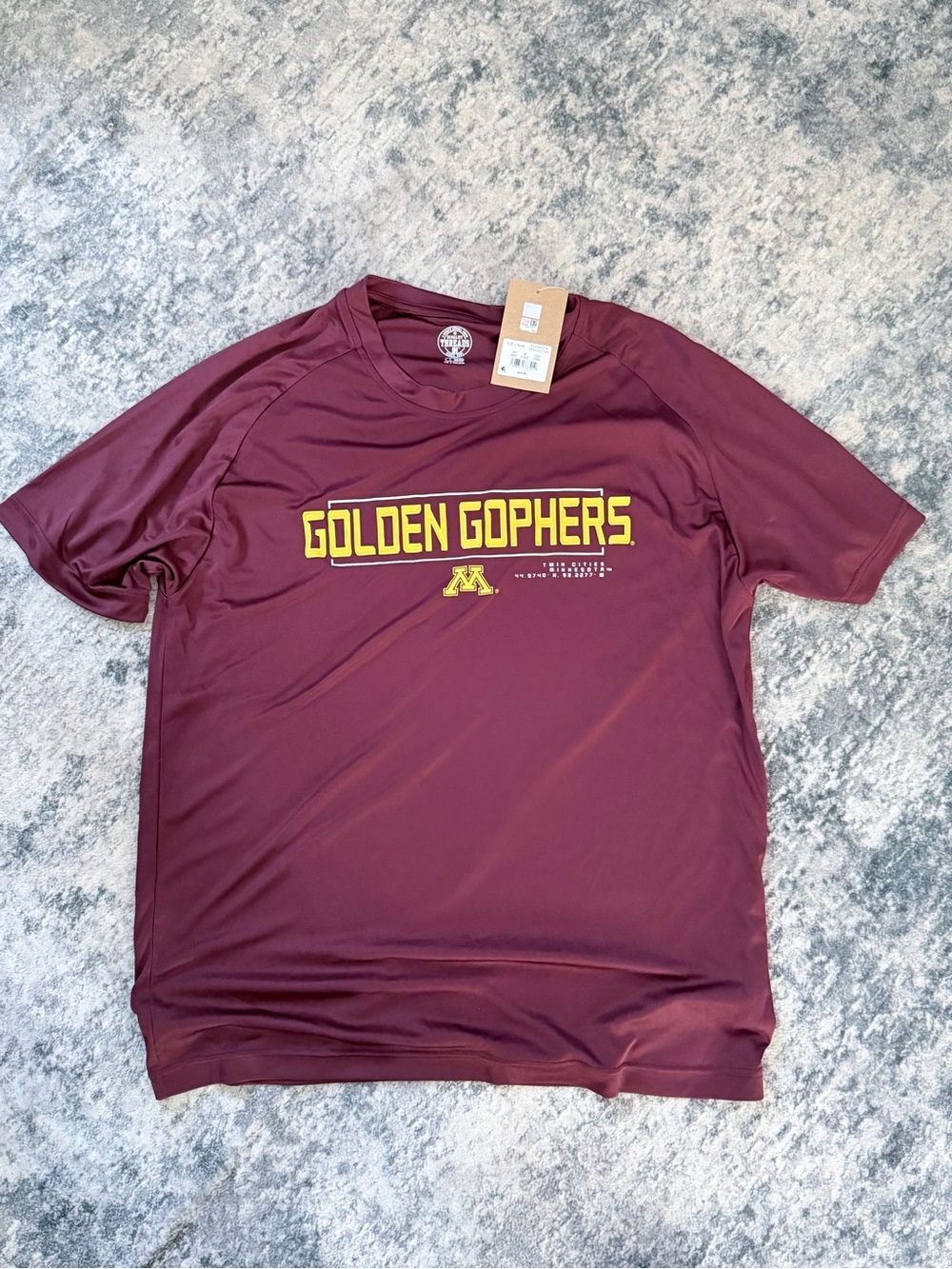 Rivalry Threads Maroon Golden Gophers Athletic Tee